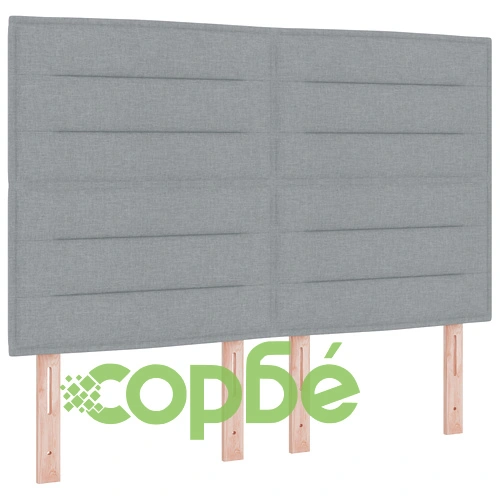 Легло от тъкан с размер 140x190 см в светлосиво ➤ топ цена ➤ sorbe.bg