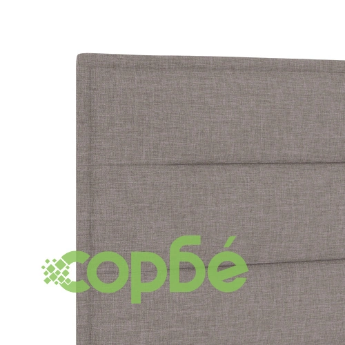 Легло с текстилна тапицерия в цвят таупе 160x200 см ➤ топ цена ➤ sorbe.bg