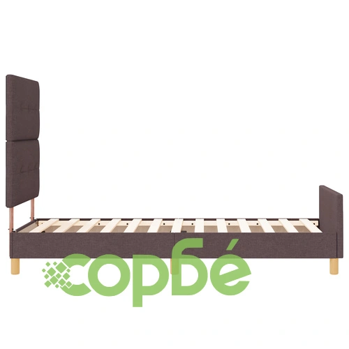 Дъбово легло с текстилна тапицерия 80x200 см ➤ топ цена ➤ sorbe.bg