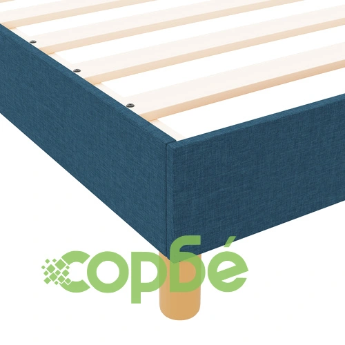 Елегантно Легло от Тъкан с Размери 160x200 см в Синьо ➤ топ цена ➤ sorbe.bg