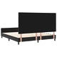 Черно кадифено легло 180x200 см с MDF рамка