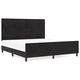 Черно кадифено легло 180x200 см с MDF рамка