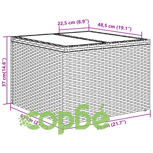 Комплект градински диван от полиратан в кафяво с възглавници - 9 части ➤ топ цена ➤ sorbe.bg