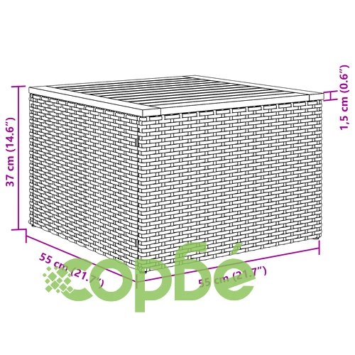 6-частен градински диван комплект от полиротан с възглавници, бежов, Акия ➤ топ цена ➤ sorbe.bg