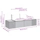 Градински диван комплект 8 части с възглавници бежов полиратан 319x154x69 см