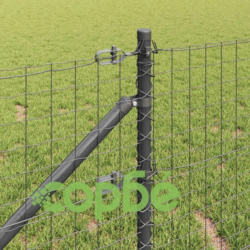 Оградни колове с шип 52 бр. Ø32 мм 100 см поцинкована стомана ➤ топ цена ➤ sorbe.bg