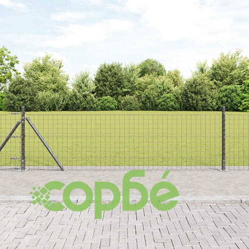 Комплект Постове за Ограда от Бетон - 52 бр., Сиви, 3.2 x 3.2 x 50 см ➤ топ цена ➤ sorbe.bg