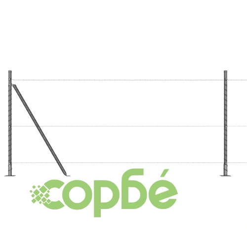 Комплект Оградни Стълбове от Бетон - 26 Части, Сиви, 3.2 x 3.2 x 90 см ➤ топ цена ➤ sorbe.bg