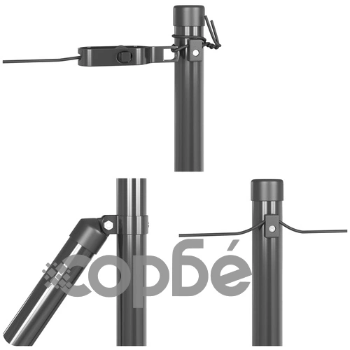 Комплект Оградни Стълбове от Бетон - 26 Части, Сиви, 3.2 x 3.2 x 90 см ➤ топ цена ➤ sorbe.bg