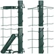 Еврофенс с шипове, 50 x 0,4 м, поцинкована стомана, зелен