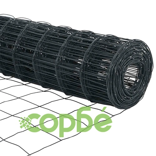 Евро ограда с колчета 0.6 x 50 м поцинкована стомана сива ➤ топ цена ➤ sorbe.bg