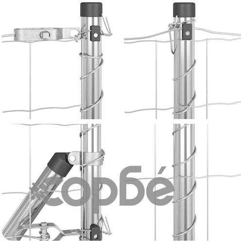 Оградна мрежа с шипове 50 x 0,6 м, поцинкована стомана ➤ топ цена ➤ sorbe.bg