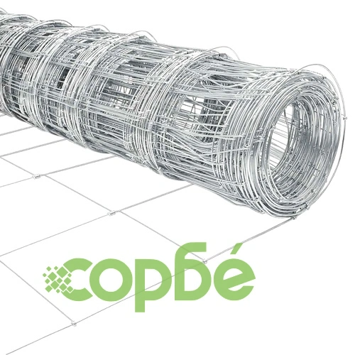 Ограда за пасища от поцинкована стомана 100 x 0.8 м сребрист цвят ➤ топ цена ➤ sorbe.bg
