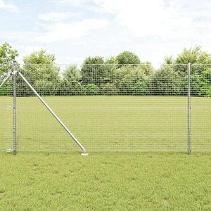 Ограда от заварена мрежа с 13 колчета 1.2 x 50 m поцинкована стомана