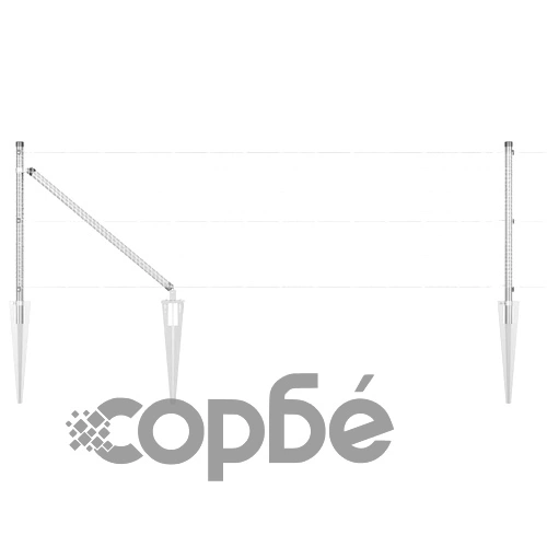 Заварена телена ограда с колчета 0.5 x 100 м поцинкована стомана ➤ топ цена ➤ sorbe.bg