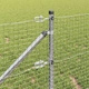 Заварена мрежеста ограда с 13 колчета 0.8x100 м Поцинкована стомана