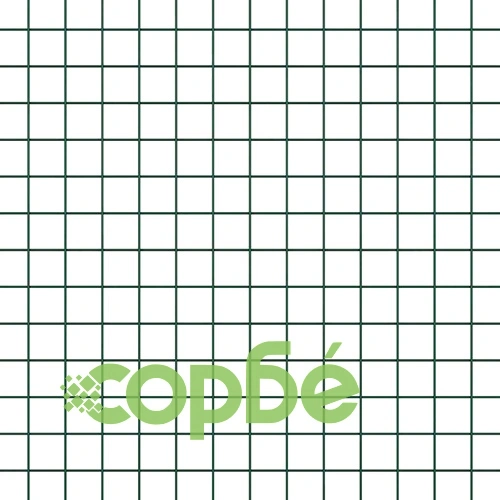 Заварена мрежа с колчета за огради, 50 x 1,4 м, PVC покрита стомана, зелена ➤ топ цена ➤ sorbe.bg