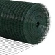 Оградна мрежа с колчета зелена 0.8 x 100 м стомана