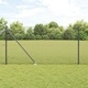 Заварена оградна мрежа с шипове, 50 x 1,4 м, PVC покрита стомана, сиво