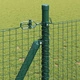 Стоманена ограда с колчета зелена 0.8 x 100 м с 44 стълба