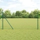 Шестоъгълна оградна мрежа за градина 100 x 1,5 м, PVC-покрита стомана, Зелена