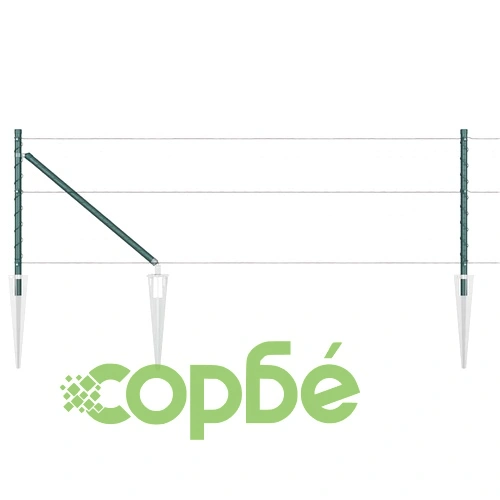 Оградa хексагонална зелена 0.8 x 50 м PVC покрита стомана ➤ топ цена ➤ sorbe.bg