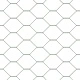Шестоъгълна оградна мрежа с колове 100 x 1,6 м, зелена, PVC-стомана