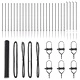 Шестоъгълна оградна мрежа 50 x 1,4 м, ПВЦ-обработена стомана, сива