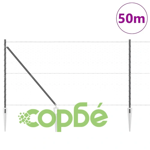 Шестоъгълна оградна мрежа 50 x 1,4 м, PVC-обработена стомана ➤ топ цена ➤ sorbe.bg