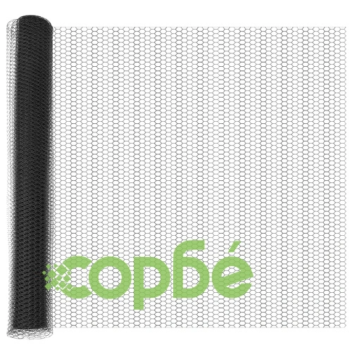 Ограда с колчета сива 1.2 x 100 м PVC покрита стомана ➤ топ цена ➤ sorbe.bg