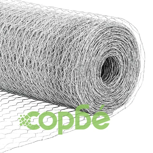 Ограда с колчета сребриста 0.6 x 100 м PVC покрита стомана ➤ топ цена ➤ sorbe.bg