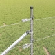 Ограда с шестоъгълни отвори 0.8x100 м от поцинкована стомана с PVC покритие