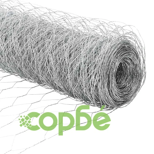 Ограда с колчета сребриста 0.8 x 100 м от PVC покрита стомана ➤ топ цена ➤ sorbe.bg