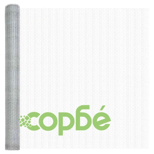 Шестоъгълна оградна мрежа 100 x 1,5 м, поцинкована стомана ➤ топ цена ➤ sorbe.bg