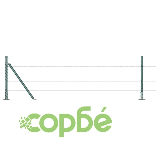 Ограда с шестоъгълни отвори зелена 0.4 x 100 м PVC покрита стомана ➤ топ цена ➤ sorbe.bg