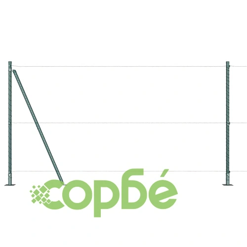 Ограда с шестоъгълна мрежа зелена 1.2 x 100 м PVC покрита стомана ➤ топ цена ➤ sorbe.bg