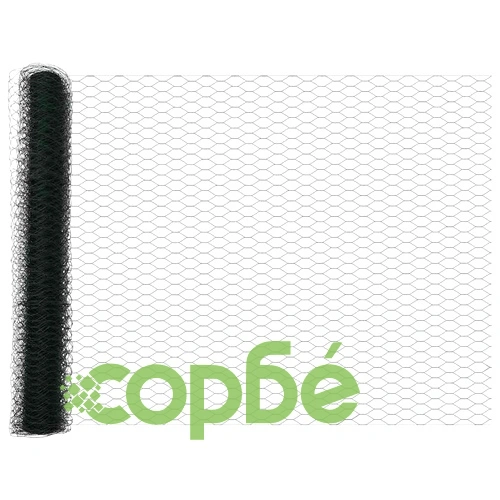 Оградна мрежа с колчета зелена 1,2 x 100 м PVC покрита стомана ➤ топ цена ➤ sorbe.bg