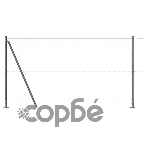 Шестоъгълна ограда сива 1.2x100 м от PVC покрита стомана ➤ топ цена ➤ sorbe.bg