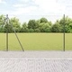 Шестоъгълна ограда сива 1.5 x 100 м PVC покрита стомана