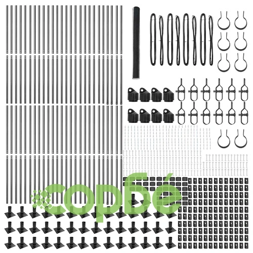 Шестоъгълна ограда сива 1.5 x 100 м PVC покрита стомана ➤ топ цена ➤ sorbe.bg