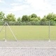 Ограда с колчета от поцинкована стомана с PVC покритие 1x100 м сребриста