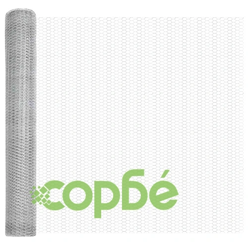 Ограда с колчета сребриста 1.2 x 100 m PVC покрита стомана ➤ топ цена ➤ sorbe.bg
