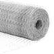 Ограда с шестоъгълна мрежа 1.5 x 100 м поцинкована стомана с PVC покритие