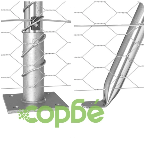 Ограда с шестоъгълна мрежа 1.5 x 100 м PVC покрита стомана ➤ топ цена ➤ sorbe.bg