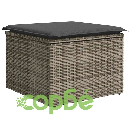 Градински комплект софа 8 части сив полиратан 289x124x85 см ➤ топ цена ➤ sorbe.bg