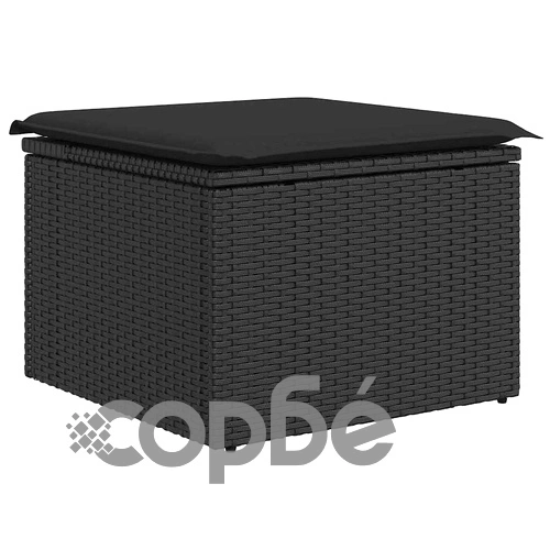 Градински комплект мебели 9 части полиратан черен 319x209x85 см с възглавници на топ цена от sorbe.bg Градински комплект мебели 9 части полиратан черен 319x209x85 см с възглавници ➤ топ цена ➤ sorbe.bg