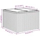 Градински комплект мебели 6 части полиратан черен 251x117x85 см