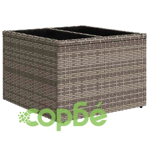 Градински софа комплект 7 части полиратан сив 242.5 x 132.5 x 85 см ➤ топ цена ➤ sorbe.bg