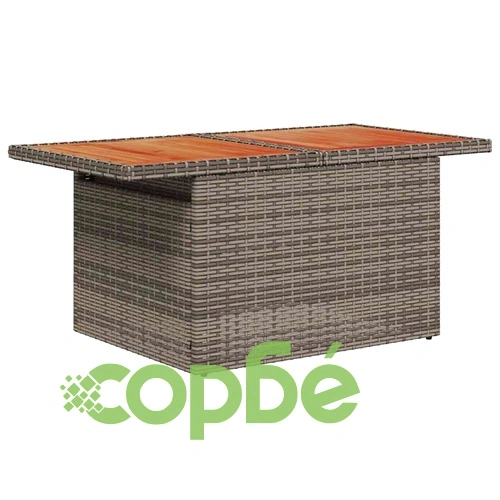 Градински диван комплект 9 части с възглавници сив полиратан 100x55x73 см ➤ топ цена ➤ sorbe.bg