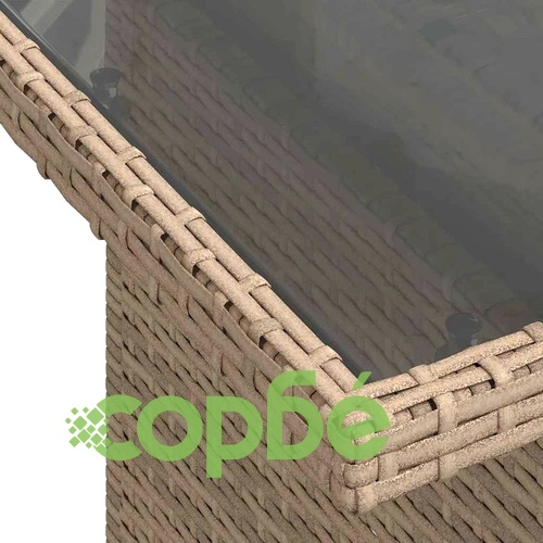 Градински комплект софа 6 части с възглавници от полиратан бежов ➤ топ цена ➤ sorbe.bg